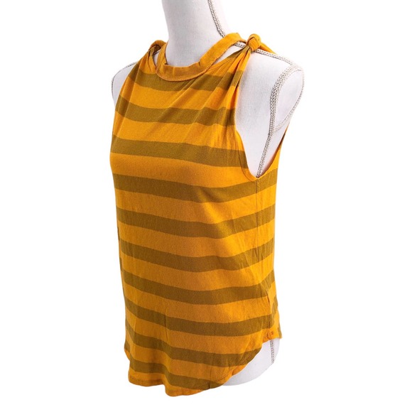 Free People We the Free NEW Womens Size Small Striped Twist Tank Top Pullover - Picture 6 of 10